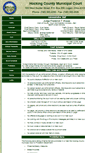 Mobile Screenshot of hockingcountymunicipalcourt.com